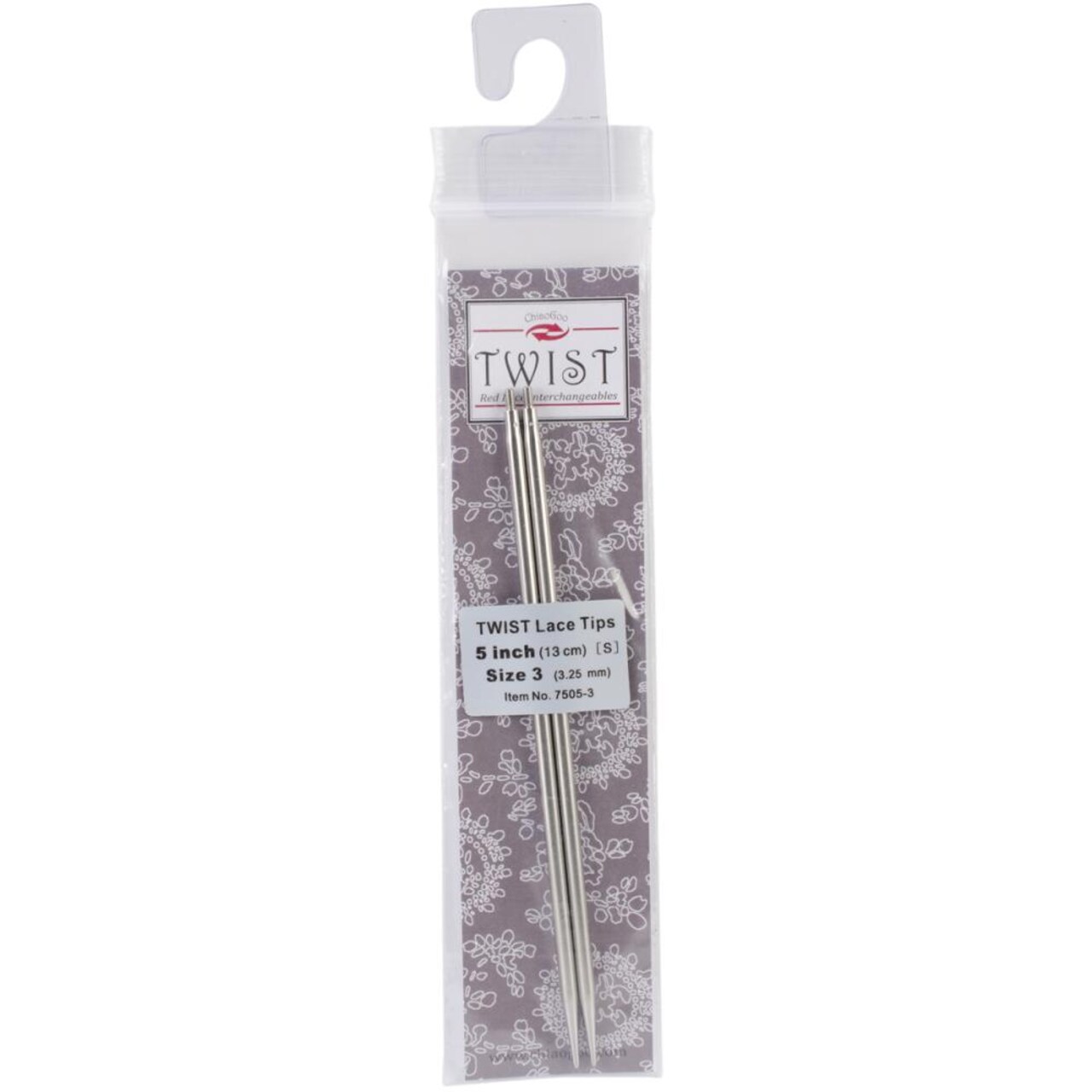 ChiaoGoo TWIST Red Lace Interchangeable Tips 5" - Sizes US 2.5 - 13